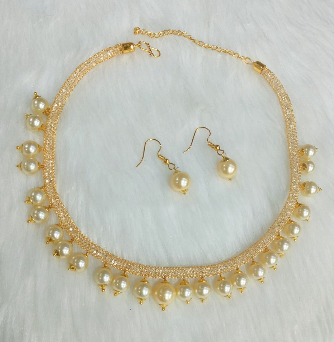 Pearl necklace set ( 1 pcs)