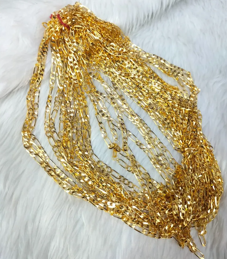 (22inch) Gold plated chain (1 pcs)